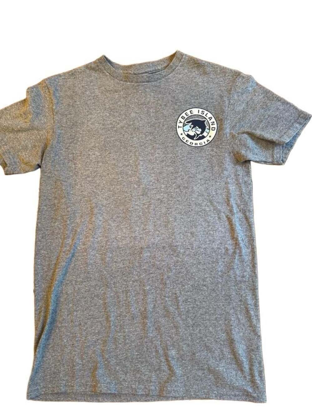Tybee Island Georgia Shark T-Shirt, Size S b1293